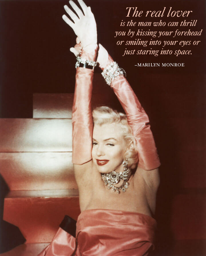 Love Quotes
the real lover marilyn monroe