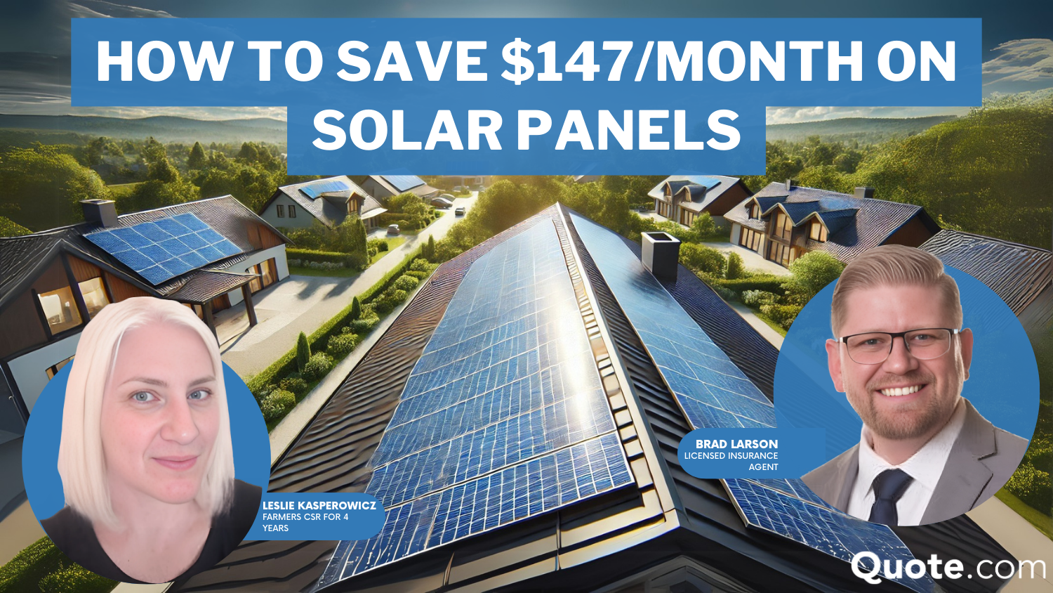 Save $147 Per Month On Solar Panels For Your Home Today