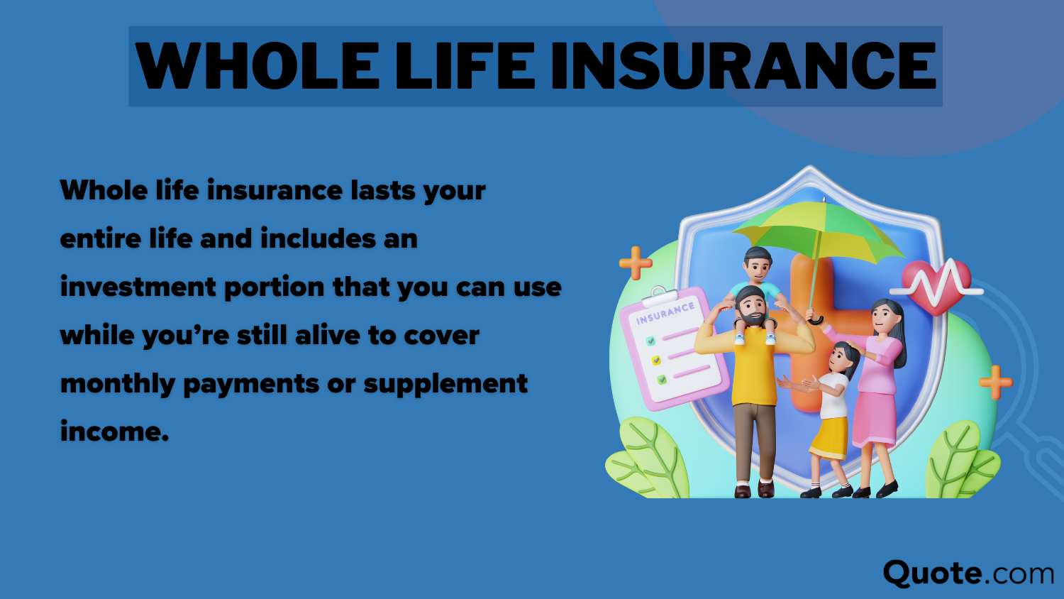 whole vs. term life insurance: whole life insurance explained