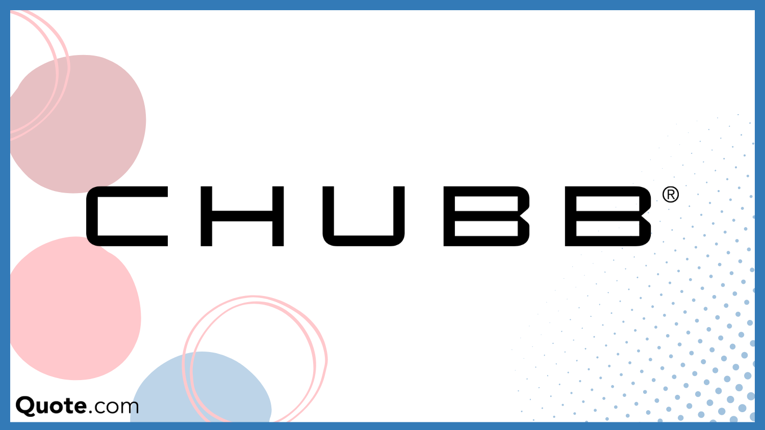 Chubb: Best Renters Insurance Companies