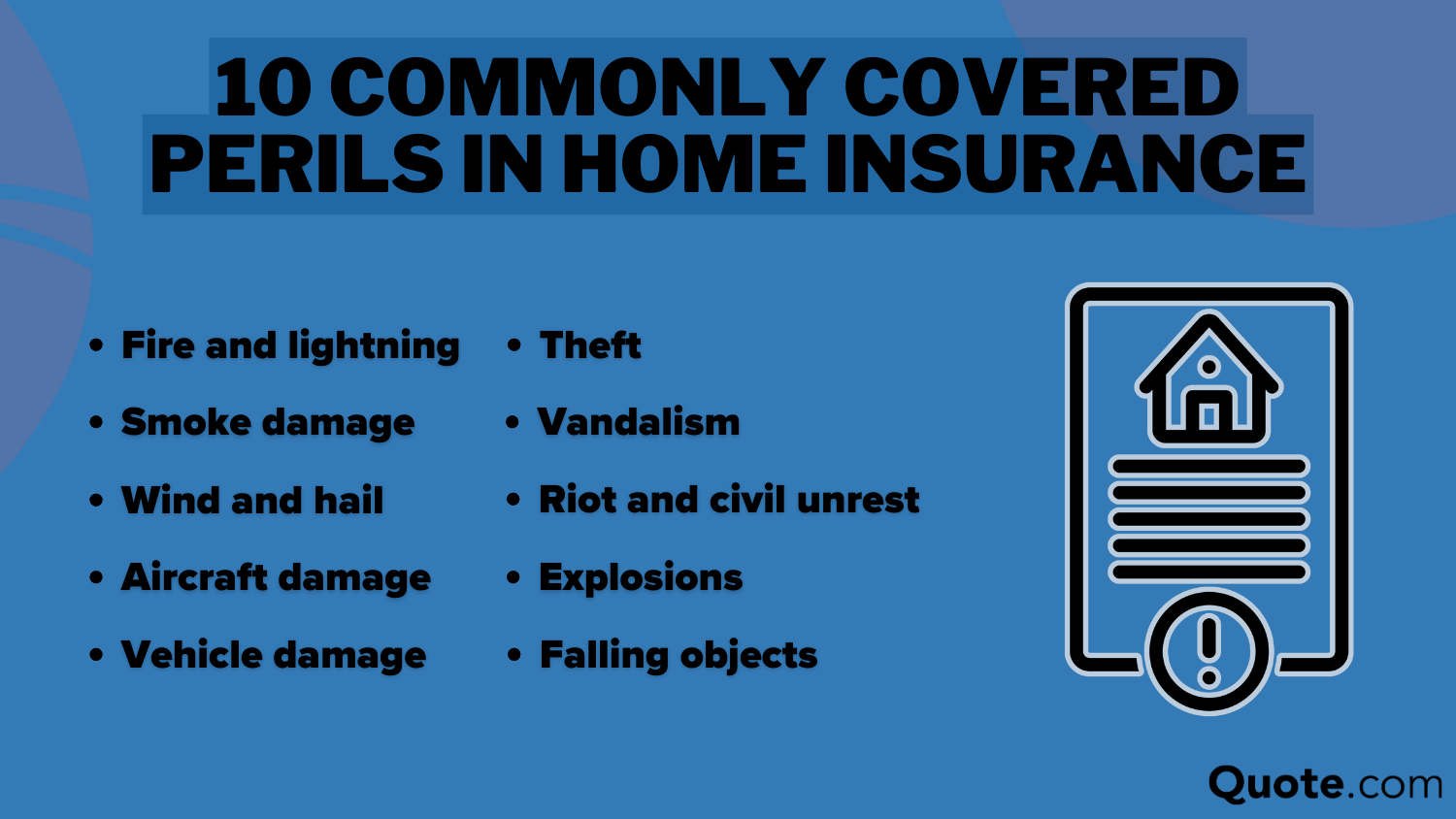 homeowners insurance coverage explained: 10 Commonly Covered Perils in Home Insurance