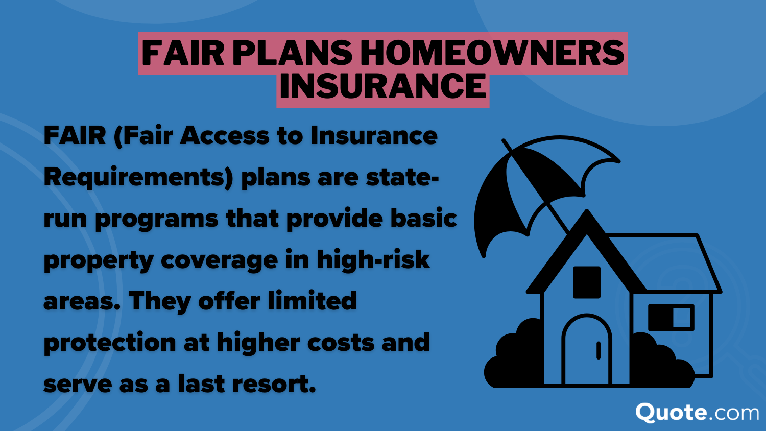 FAIR plans Homeowners Insurance definition card: how to file a home insurance claim after a wildfire